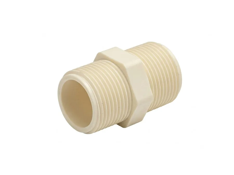 CPVC Pro Hex Nipple (Threaded x Threaded) 20 mm ¾ inch - Astral