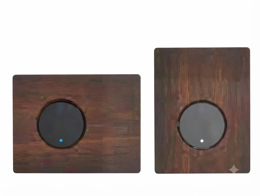 Anchor Obel N.E.W.S. Bell Push Royal Oak with Indicator (Model 8429)