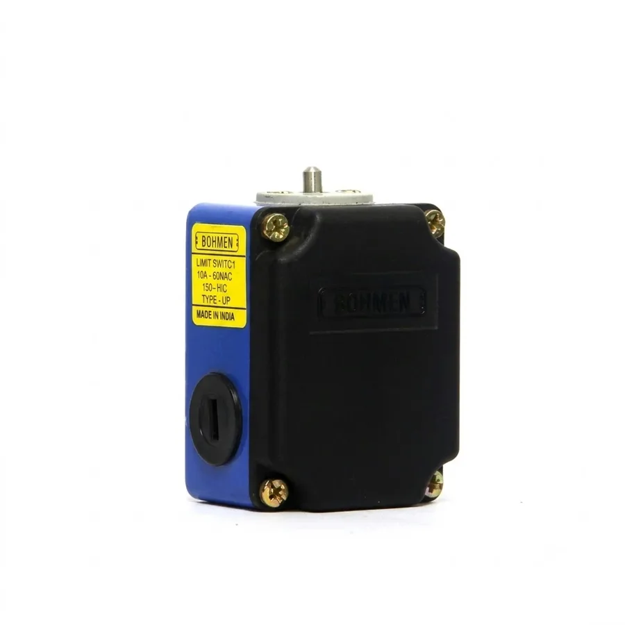 Bohmen GL Series Limit Switch LSPS - Plunger (IP43 Metal Enclosure, 1NO+1NC, Snap Action, 10A 500V AC)