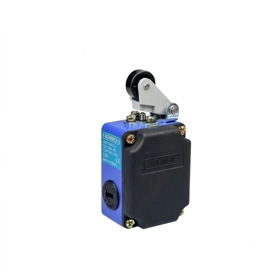 Bohmen GL Series Limit Switch LSRS - Roller Lever (IP43 Metal Enclosure, 1NO+1NC, Snap Action, 10A 500V AC)