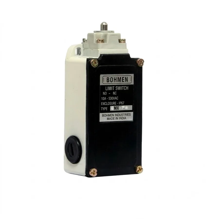 Bohmen GL Series Limit Switch 2MXP0 - Plunger (IP67 Metal Enclosure, 2NC, Normal Action, 10A 500V AC)