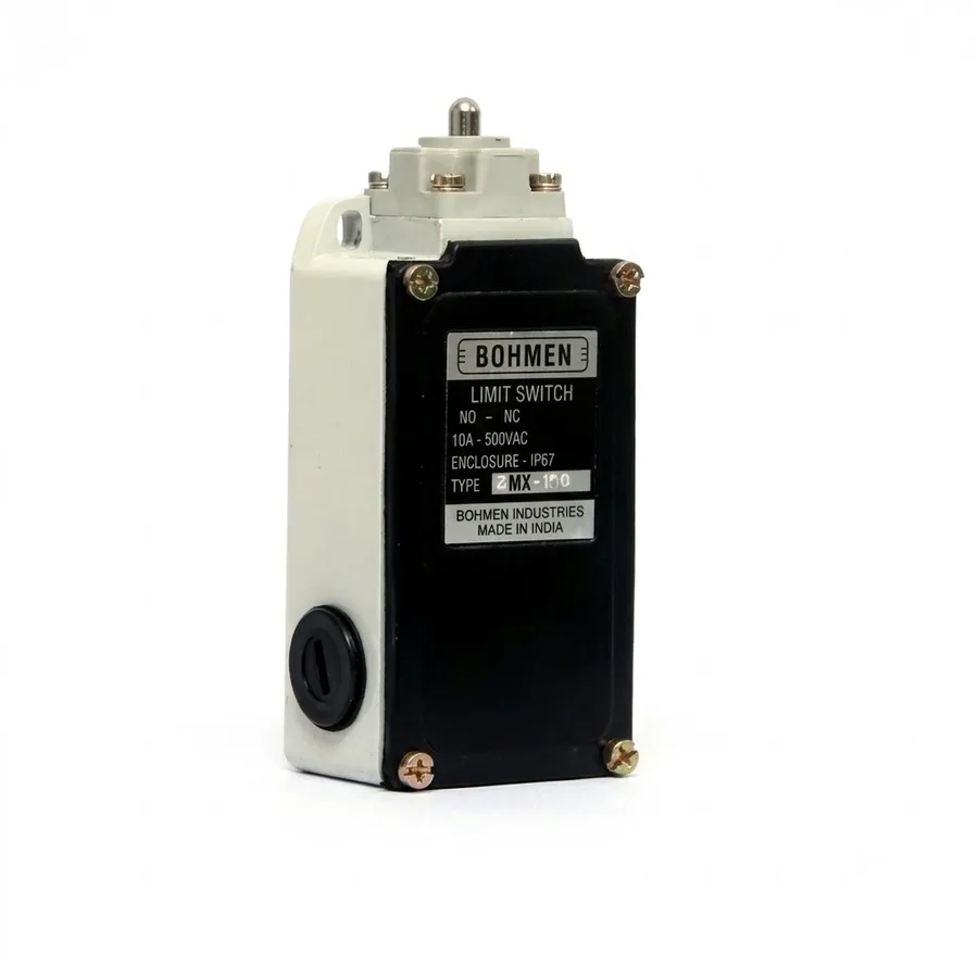 Bohmen GL Series Limit Switch 3MXP0 - Plunger (IP67 Metal Enclosure, 1NO+2NC, Normal Action, 10A 500V AC)