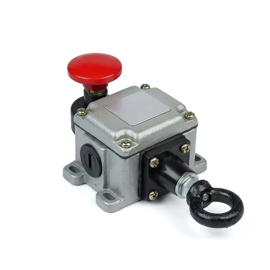 Bohmen Pullrope Switch BPRS11 (1NO+1NC with Manual Reset, 16A 500V AC)