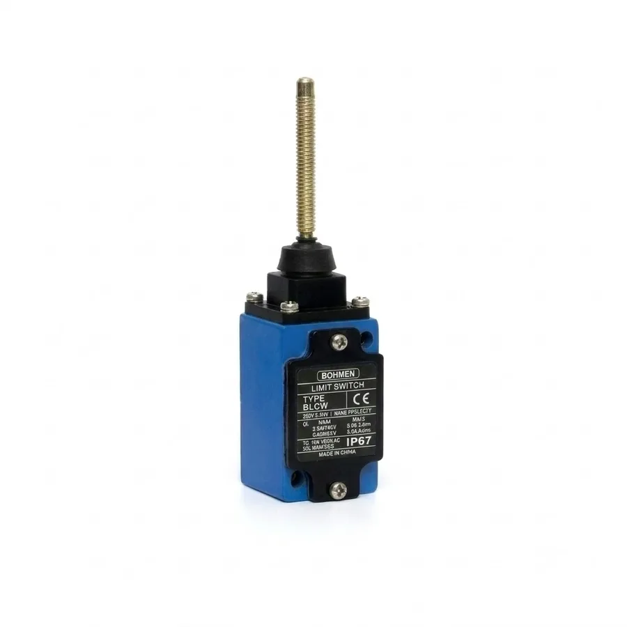 Bohmen BL Series Limit Switch BLCW - Catwhisker - Multidirectional (IP67 Metal Enclosure, 1NO+1NC, Snap Action, 10A 500V AC)