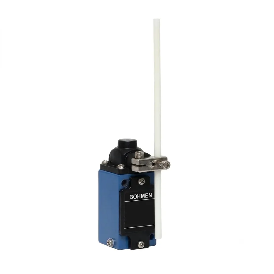Bohmen BL Series Limit Switch BL500SR - Offset Steel Rod (IP67 Metal Enclosure, 1NO+1NC, Snap Action, 10A 500V AC)