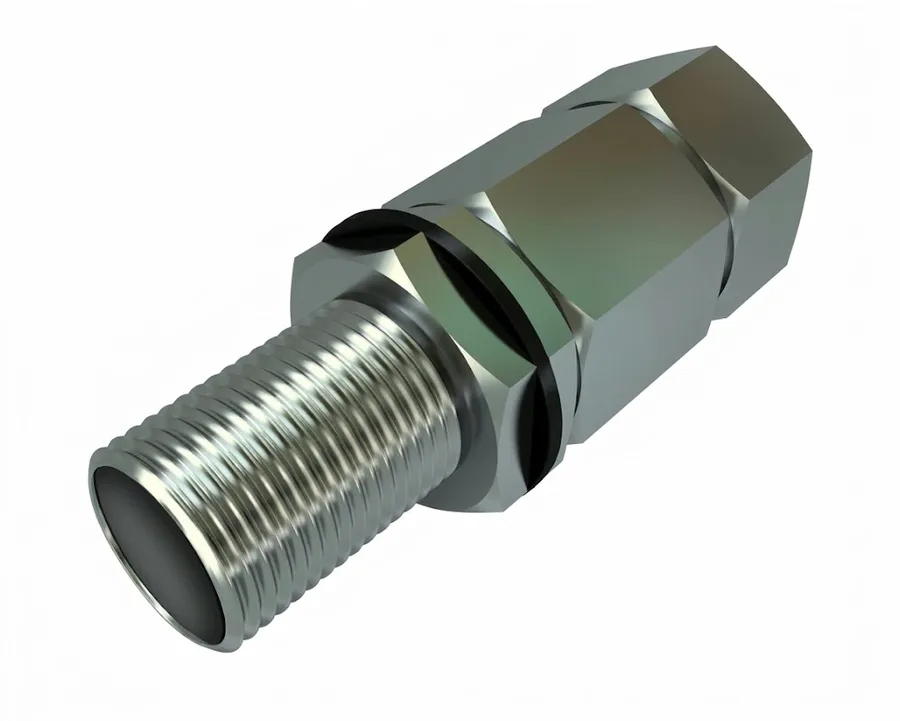 Braco Stainless Steel 316 Double Compression Cable Gland - Flame Proof SSF 011-SS316 (cable OD 52-60 mm, 2-1/2" nipple entry, SS 316)
