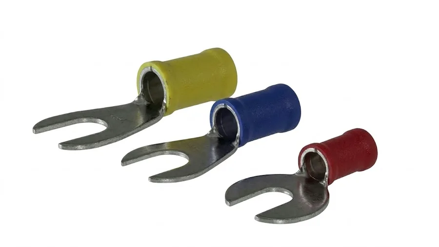 Braco Ring Tongue Fork Terminal (Insulated) RFI-883 (2.5 sq.mm, 4.1 mm Stud/Hole)