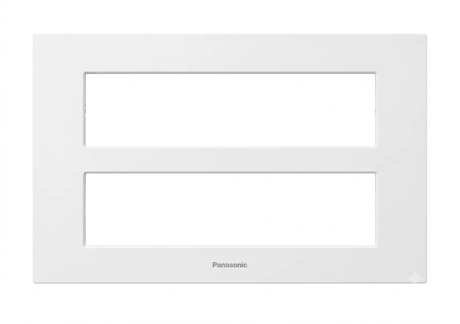 Panasonic Vision 16 Module Plate with Grooves White (Model WIM6028)