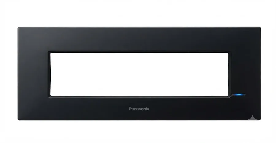 Panasonic Vision 8 Module with LED Locator Plate with Grooves Black (Model WIM6118B)