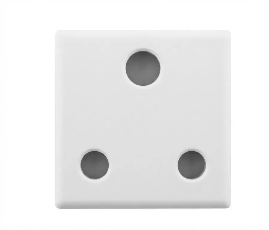 Panasonic Europa 16A 3 Pin Socket with Safety Shutter 2 Module ISI White (Model WIPM123214)