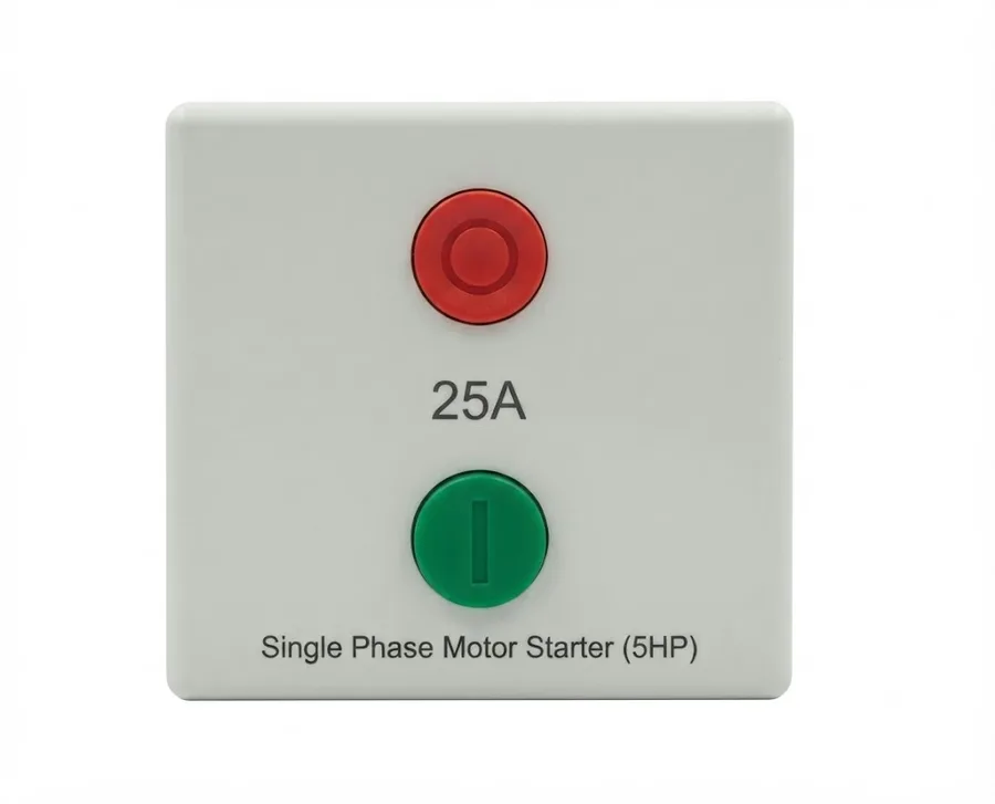 Panasonic Europa 25A Motor Starter Switch 2 Module White (Model WIPM4734)