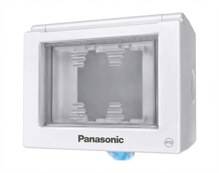 Panasonic Europa 2 Module Weatherproof Box IP55 White (Model WIPM6812H)