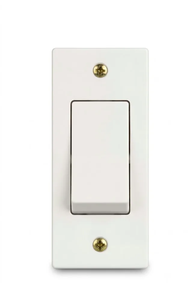 Anchor Penta Urea Penta Cherry White 6A 1 Way Switch (IP20) 100W SBL Load (Model 38194)