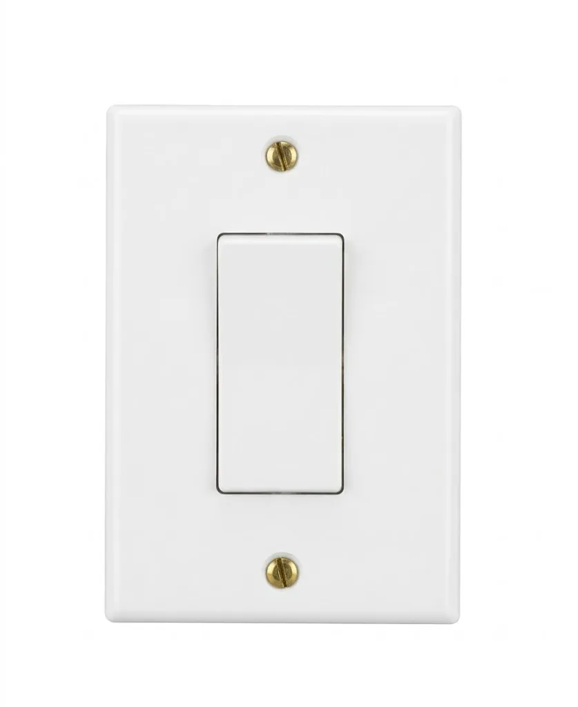Anchor Penta Urea Penta Deluxe Series White 20A 1 Way Switch IP20 250W SBL Load (Model 39989)