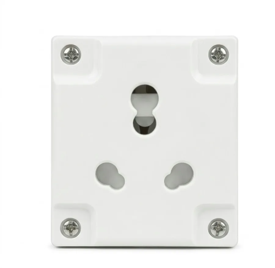 Anchor Penta Urea Capton Series White 6A/16A Uni Socket (Model 39994)