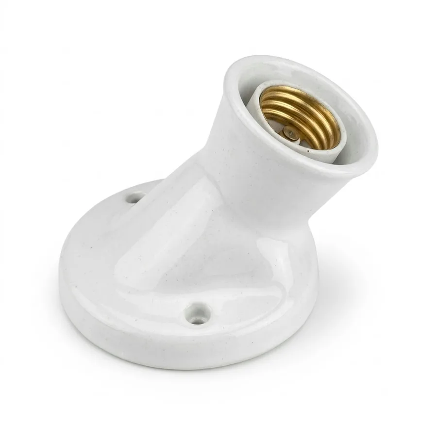 Anchor General Accessories Lamp / Pendant Holder (Plastic Ring) White Angle Holder (Model 39527)