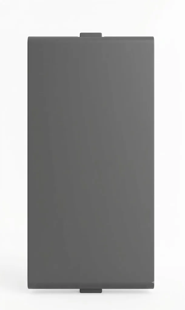 Anchor Penta Zen Graphite Black 10AX 1 Way Switch 100W SBL Load 1 Module (Model 65171B)