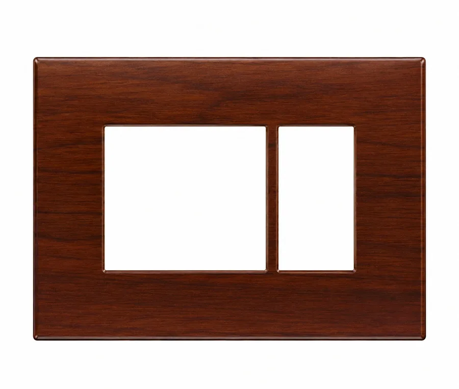Anchor Penta Exiima Chocolate Hardwood Plate 4 Module (Model 65904WCH)