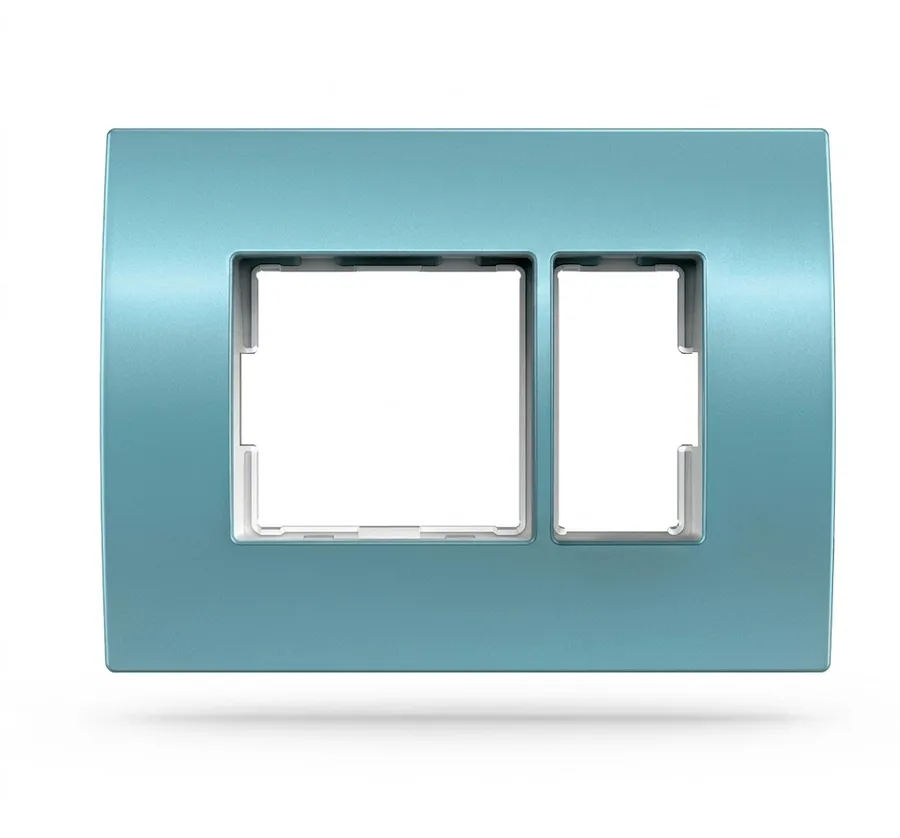 Anchor Penta Designer Aqua Green Plate 16 Module (Model 65916AG)