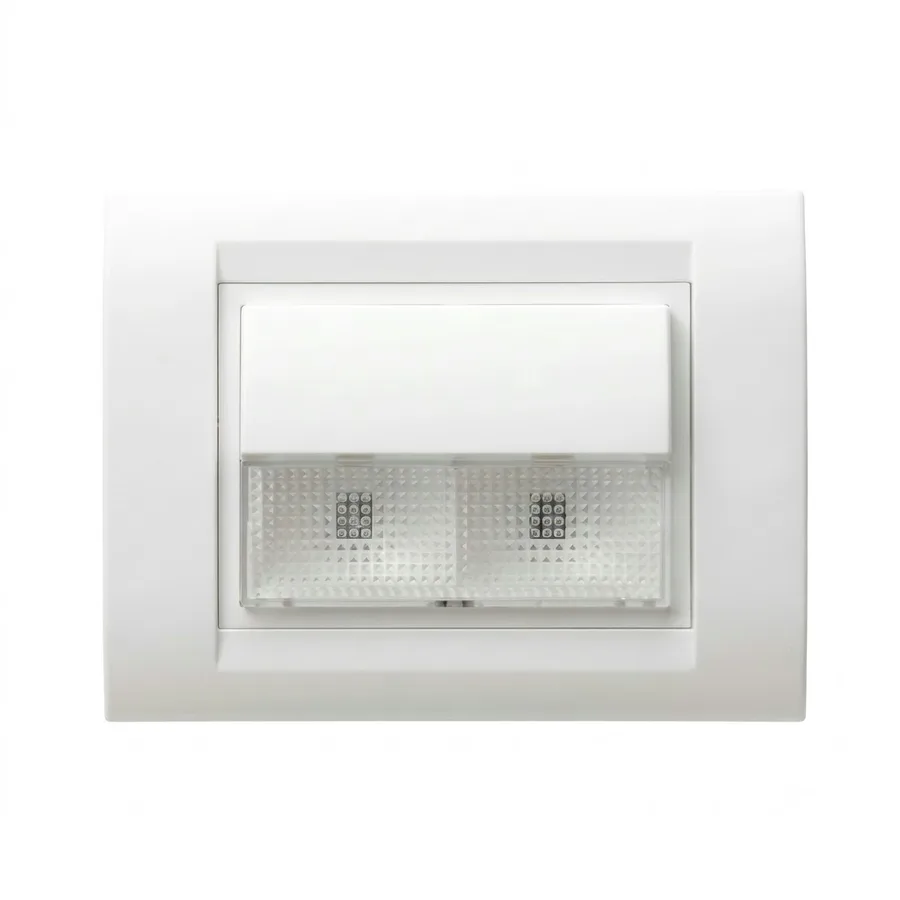 Anchor Rider White Footlight LED Based (Warm White) 240V~ 50Hz 3 Module (Model 47298)