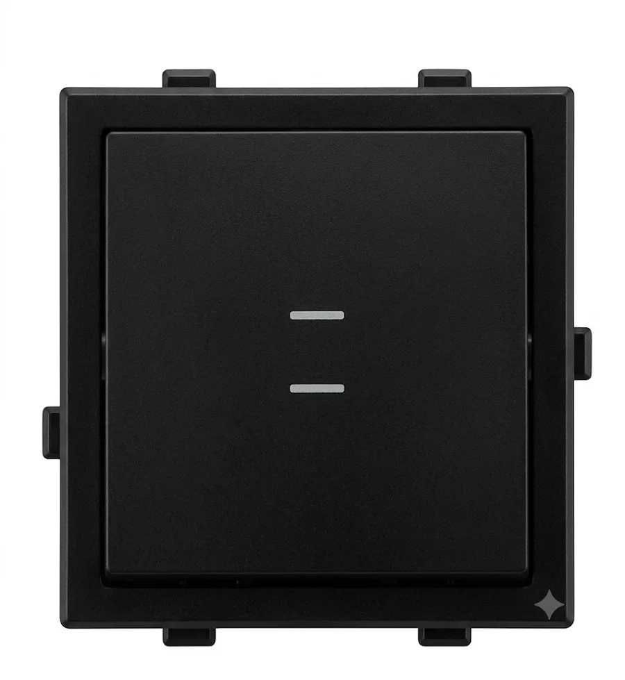 Anchor Rider Graphite Black 6A 2 Way Switch Mega 100W SBL Load (Model 47202GB)