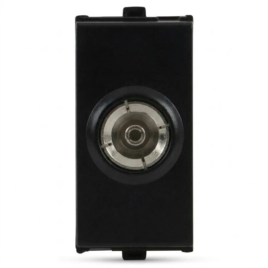 Anchor Rider Graphite Black TV Single Outlet (Model 47677GB)