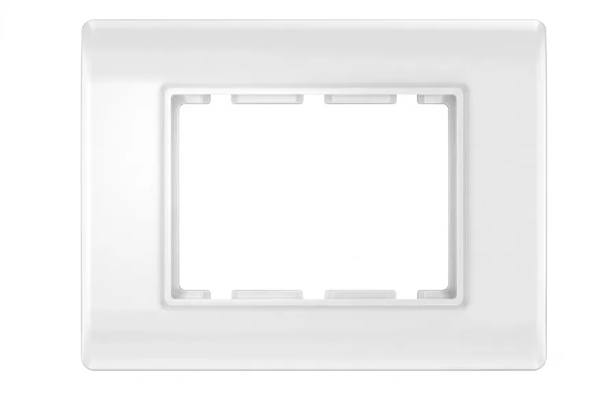 Anchor Rider White Regency Front Plate With Base Frame 4 Module (Model 48204)