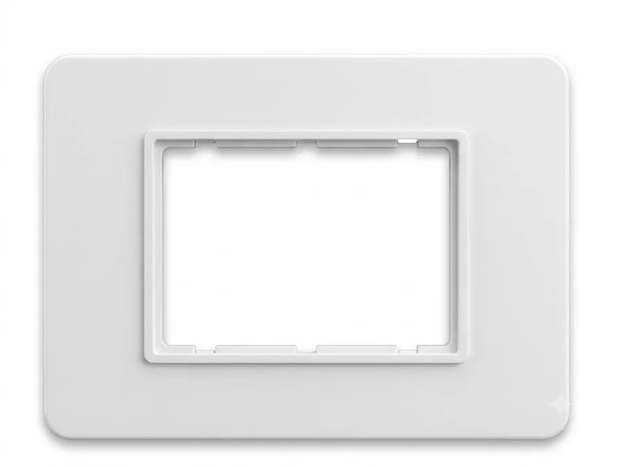 Anchor Rider White Chrome Collar Plate 1 Module (Model 48401)