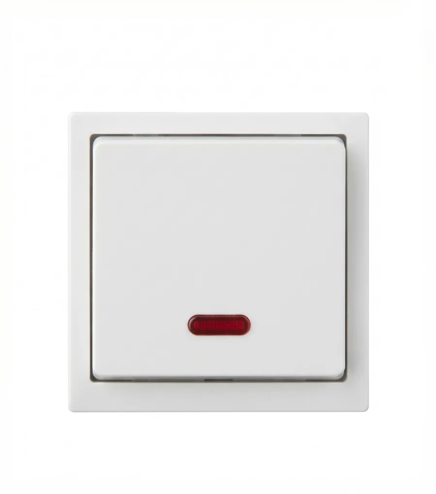 Anchor Roma Classic Dura 10AX 1 Way Switch With Neon White (Model 34964)