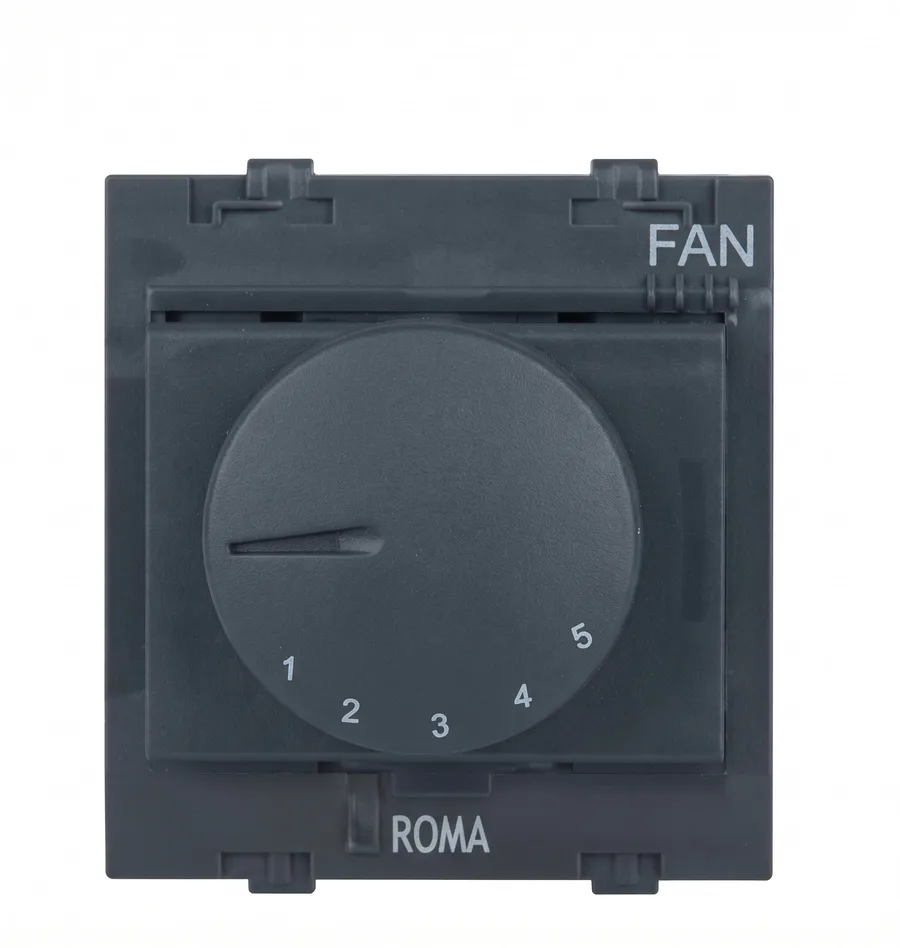 Anchor Roma Classic High Speed Fan Regulator Dura EME 100W Matt Black (Model 22036MB)