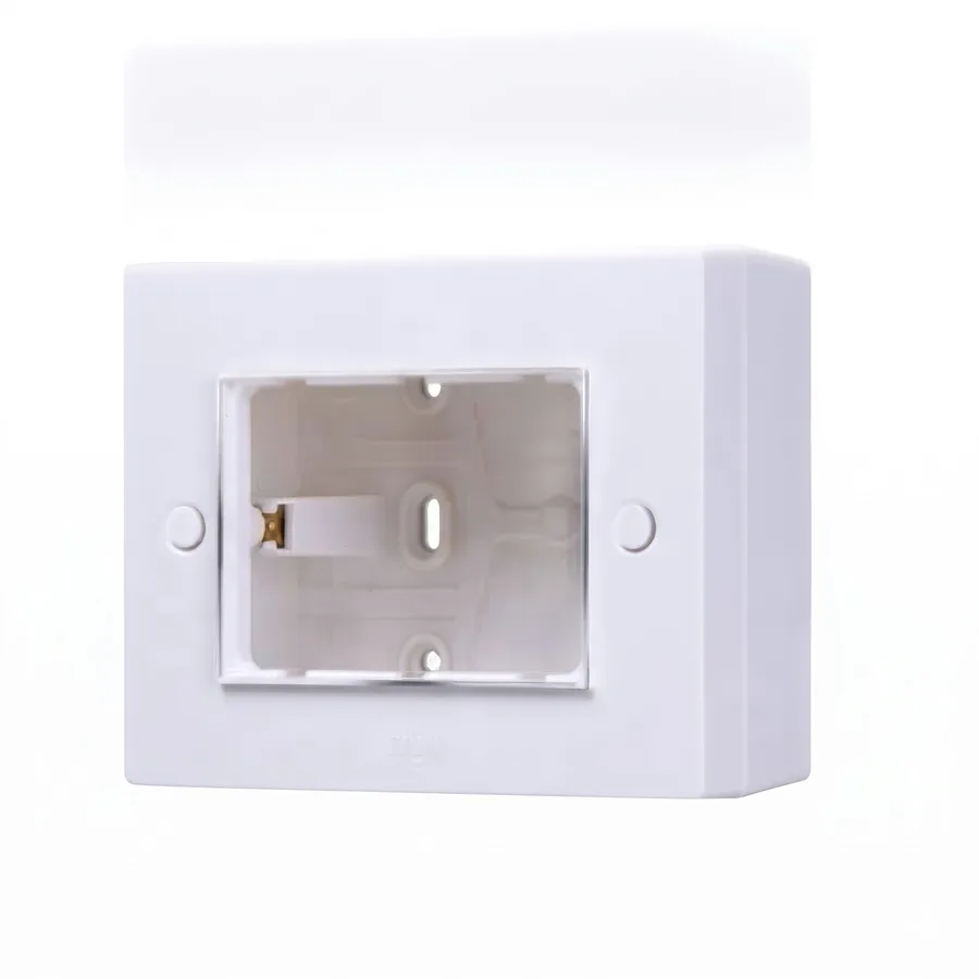 Anchor Roma Vetro 3 Module Surface Box With Plate White (Model 35193)