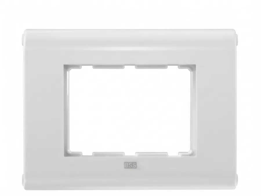 Anchor Roma Classic 8 Module Horizontal Lira Plate White (Model 35344WH)