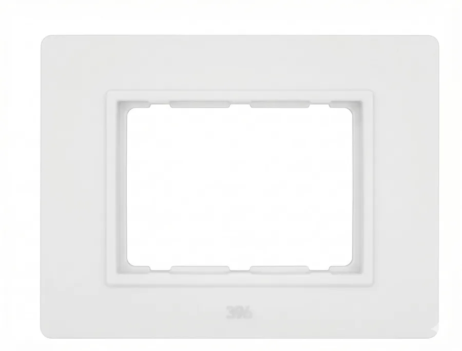Anchor Roma ASA 8 Module Square Plate With Frame White (Model 30927)