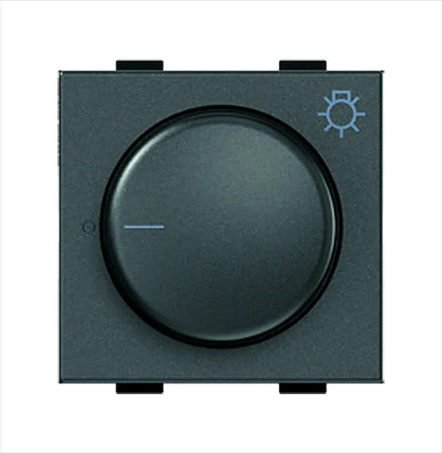 Anchor Roma Plus 150W LED Dimmer 2 Module Black (Model 279566)