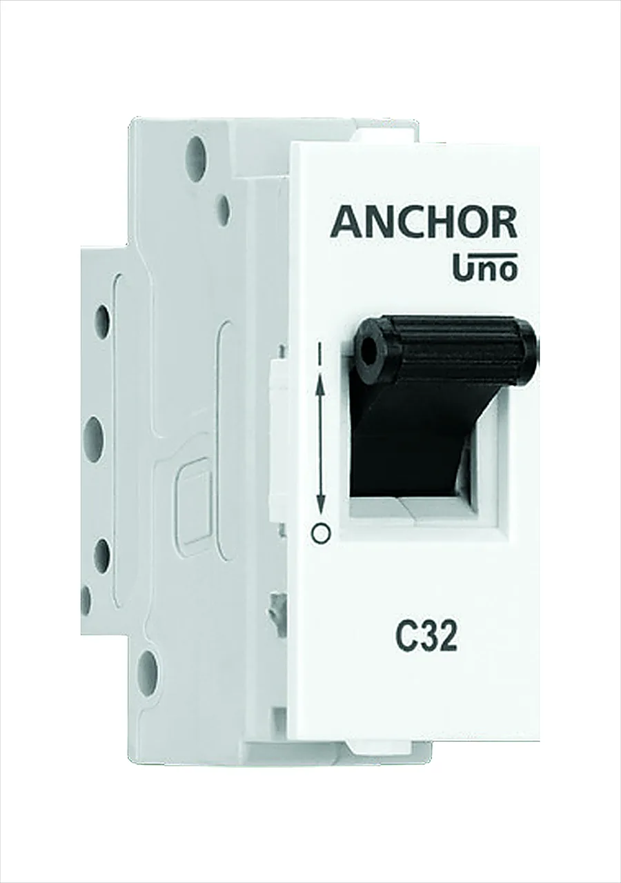 Anchor Roma Plus 10A SP C-Curve Mini Modular MCB (Model 89981)