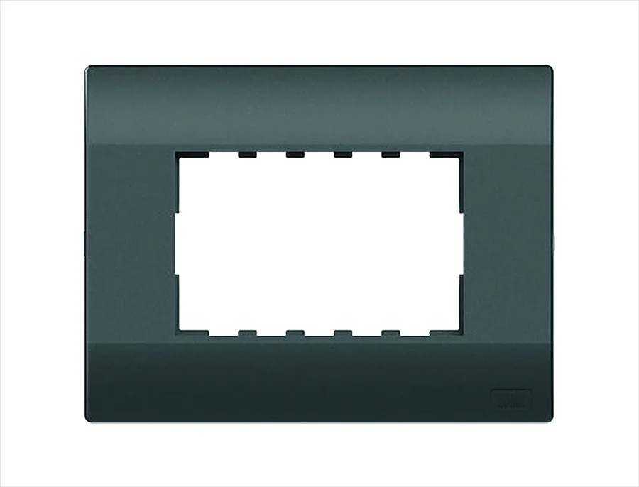 Anchor Roma Plus 9 Module Plate Black (Model 279689)