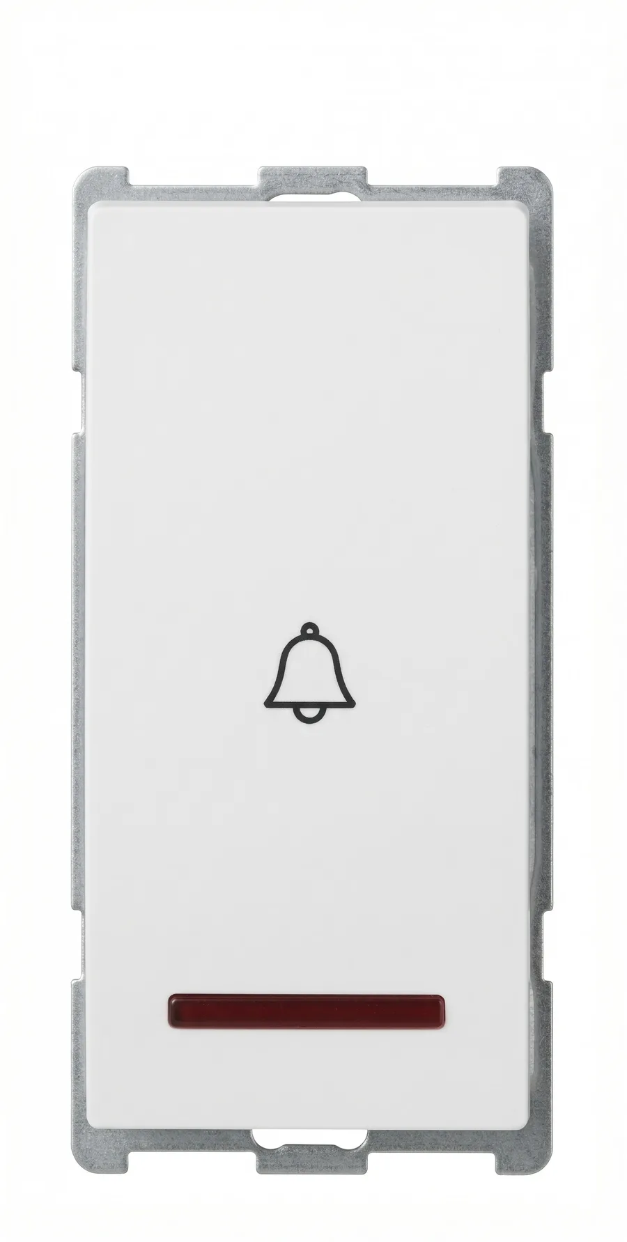 Anchor Roma Urban 10A Bell Push Switch With Indicator 1 Module White (Model 66133)