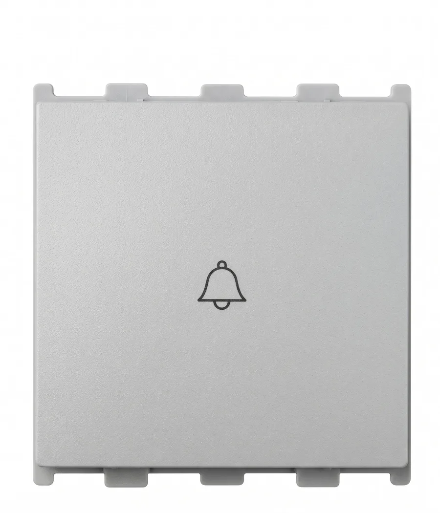 Anchor Roma Urban 10A Bell Push Switch 2 Module Silver (Model 66203S)