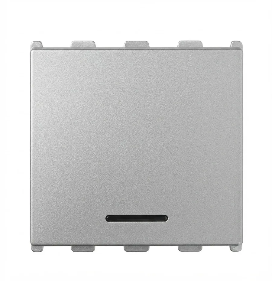 Anchor Roma Urban 20A 1 Way Switch With Indicator 2 Module Silver (Model 66244S)