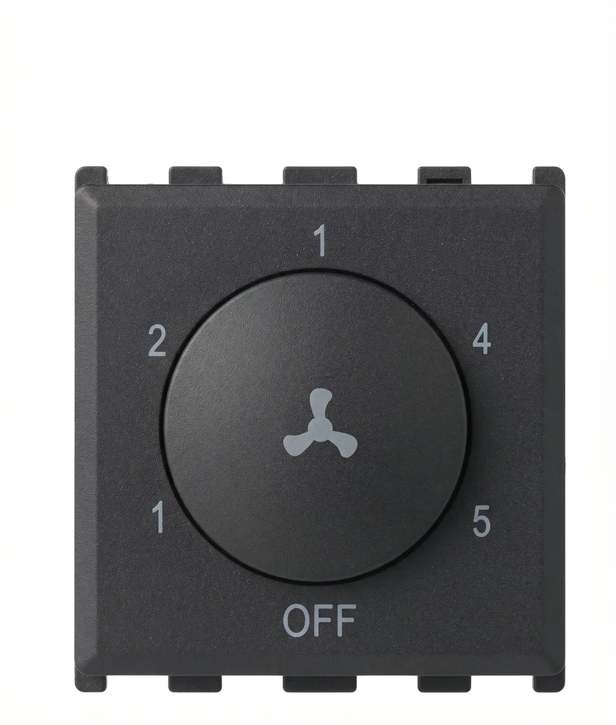 Anchor Roma Urban 100W Step Fan Regulator 2 Module Black (Model 66502B)