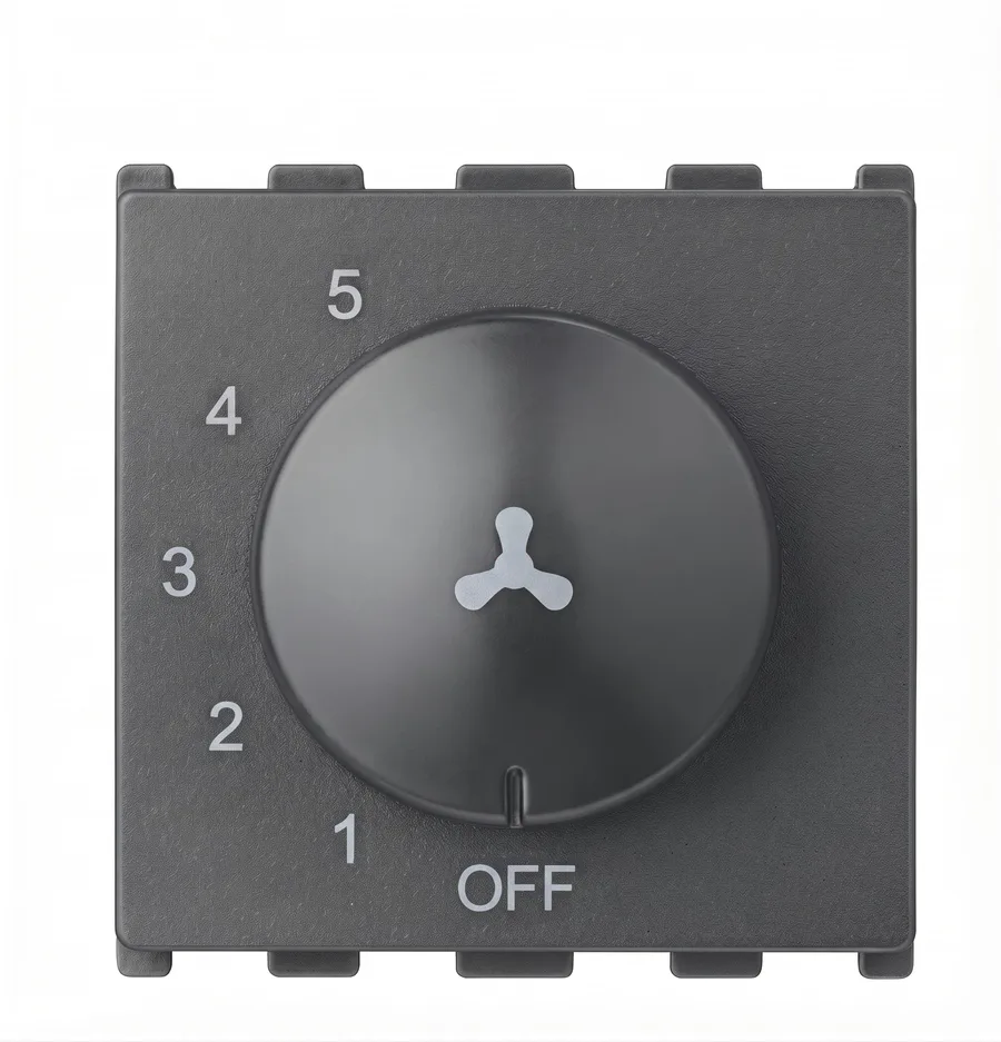 Anchor Roma Urban 100W Step Fan Regulator For High Speed Fans Graphite Black (Model 66504GB)