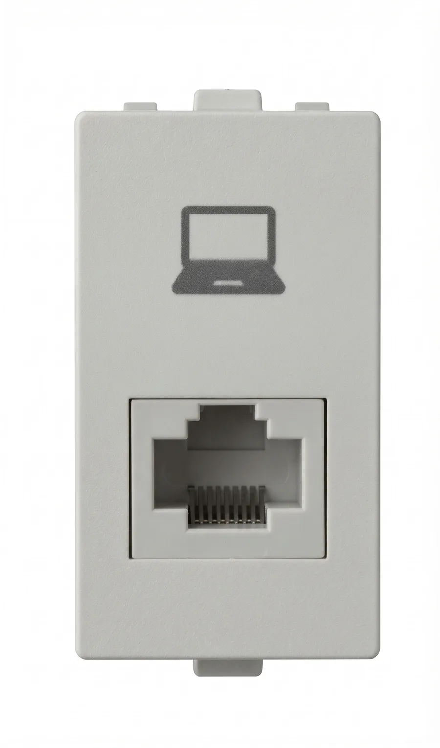 Anchor Roma Urban RJ45 Computer Socket Cat 6 1 Module White (Model 66557)