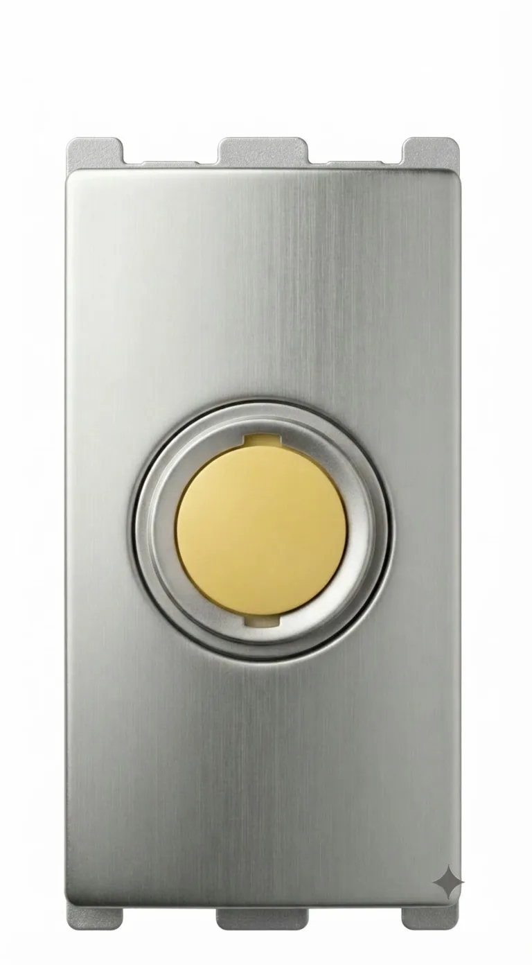 Anchor Roma Urban Cord Outlet With Grip 1 Module Silver (Model 66601S)