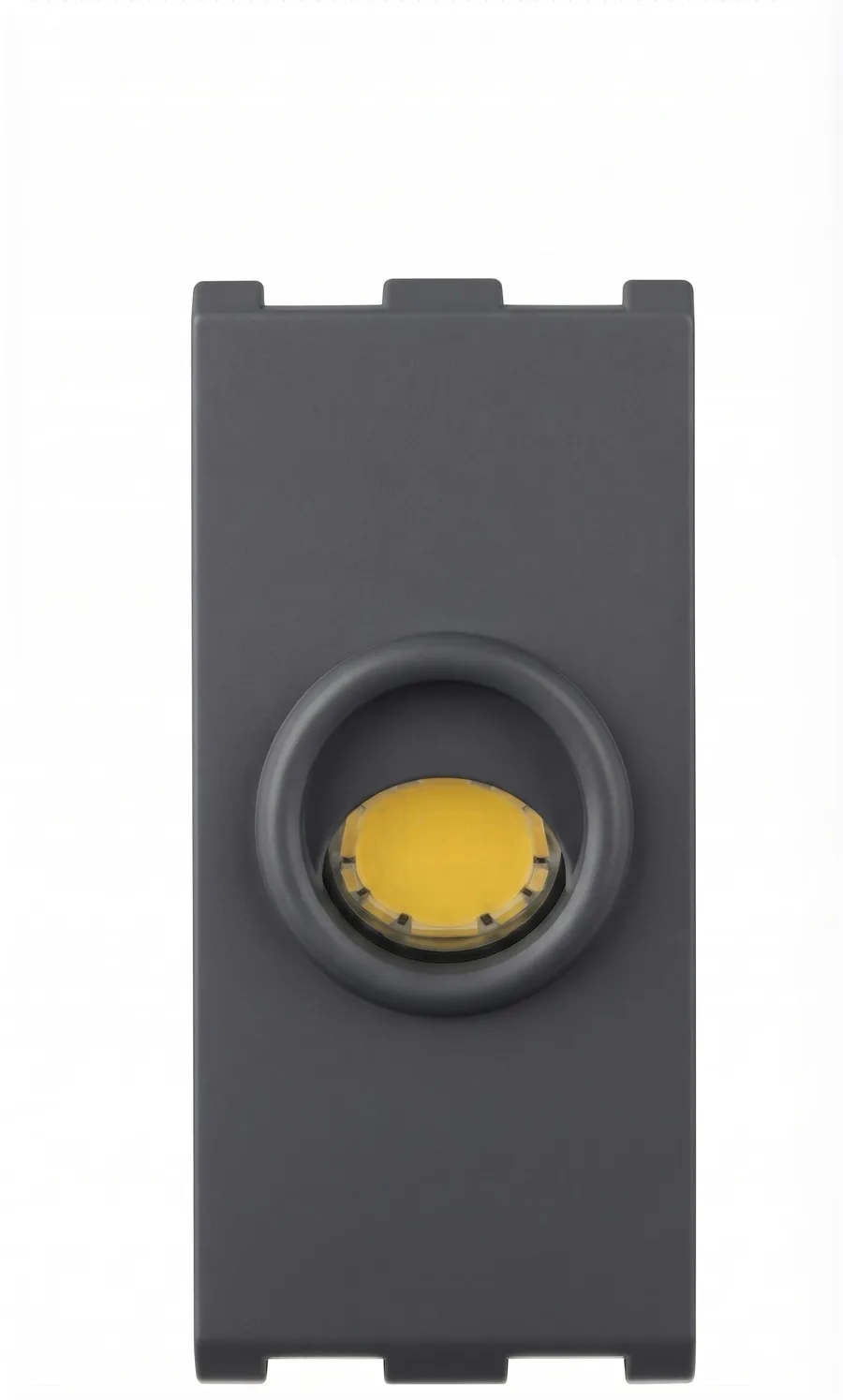 Anchor Roma Urban Cord Outlet With Grip 1 Module Graphite Black (Model 66601GB)
