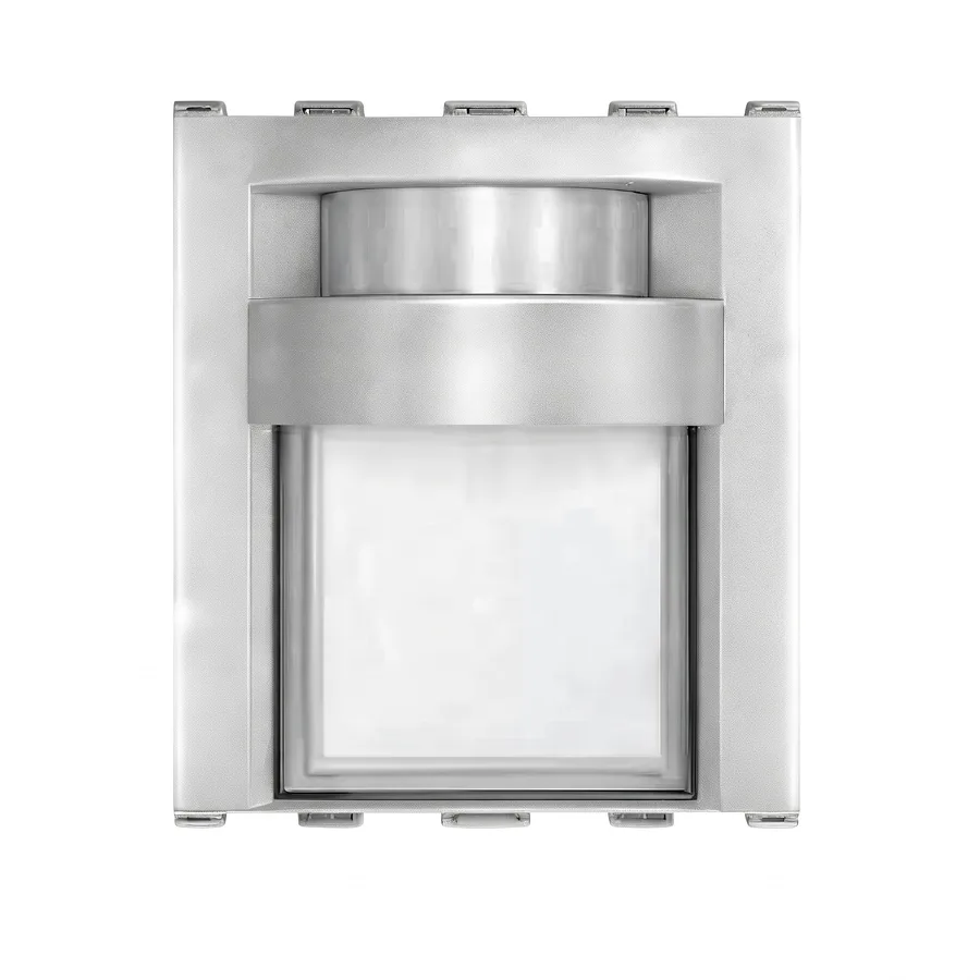 Anchor Roma Urban Foot Light With PIR Cool Day Light 2 Module Silver (Model 66707S)