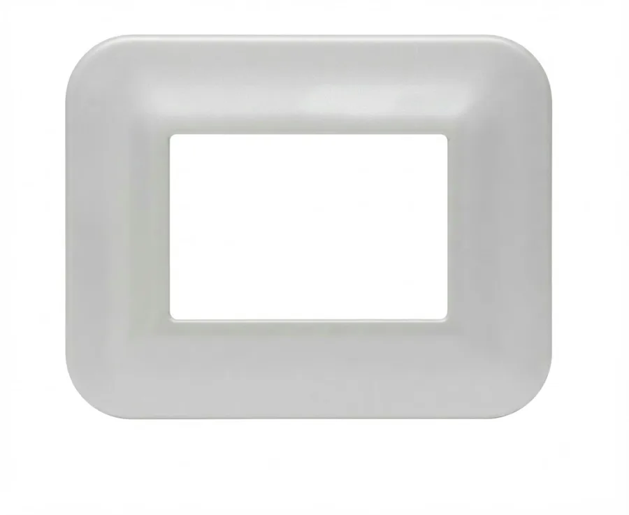 Anchor Roma Urban Pure 1 Module Cover Plate With Base Frame White (Model 66801WH)