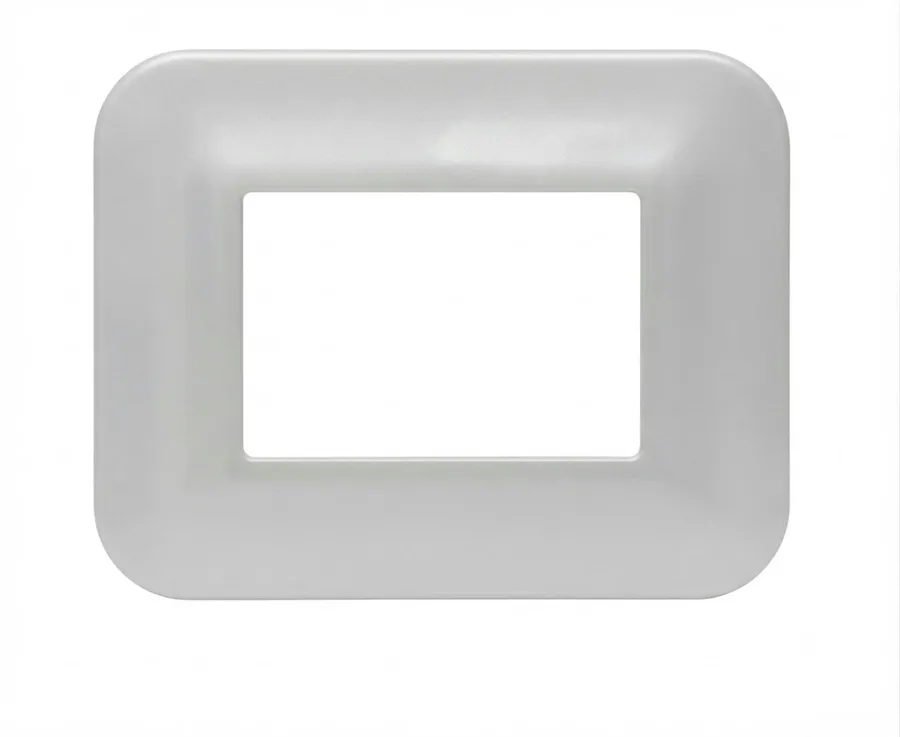 Anchor Roma Urban Classy 16 Module Cover Plate With Base Frame Silver (Model 66816SL)