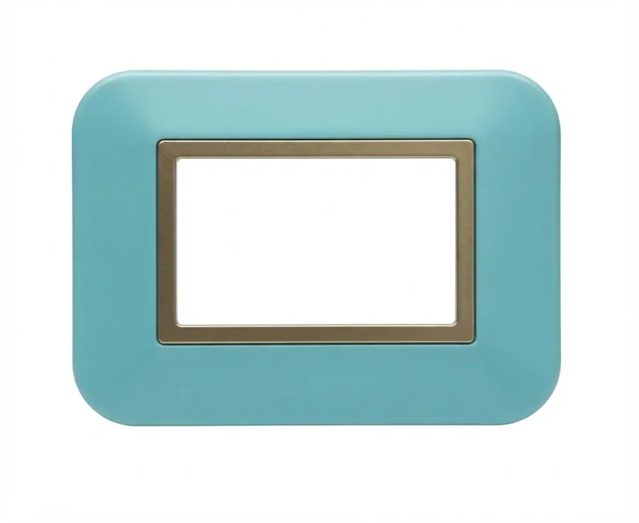 Anchor Roma Urban Hue 12 Module Colour Plate With Collar Sea Blue (Model 66812SBG)