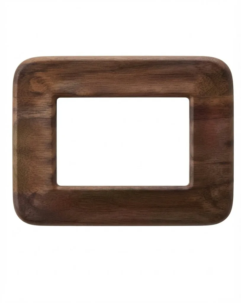 Anchor Roma Urban Hue 6 Module Colour Plate Without Chrome Collar Dark Walnut (Model 66806DW)