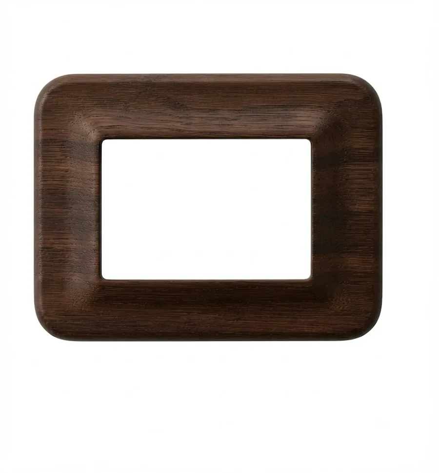 Anchor Roma Urban Hue 18 Module Colour Plate Without Chrome Collar Oak Wood (Model 66818OW)